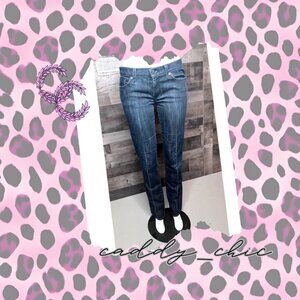 GUC 7 For All Mankind Dark Wash Bootcut Crystal Jeans - Size 31